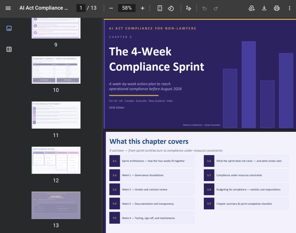 screenshot chapter 5 ai act ebook